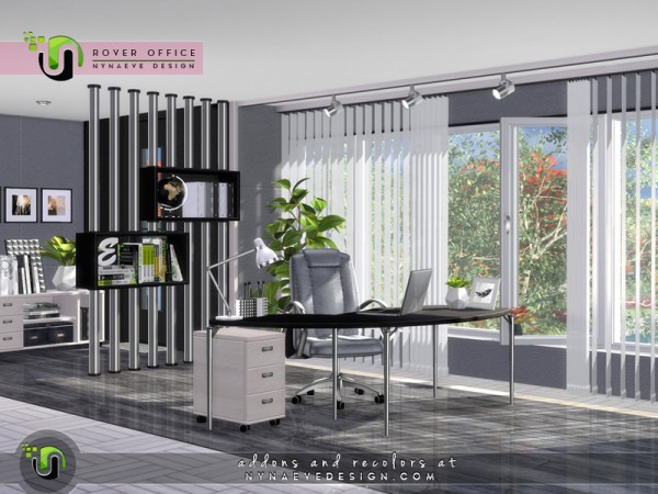  The Sims Resource: Rover Office by NynaeveDesign