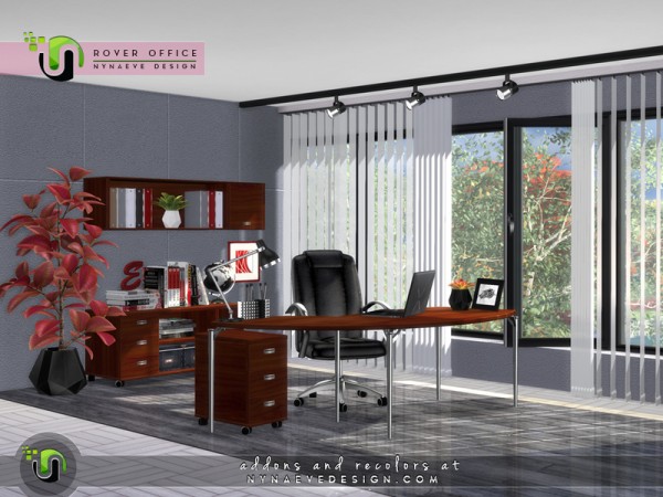  The Sims Resource: Rover Office by NynaeveDesign