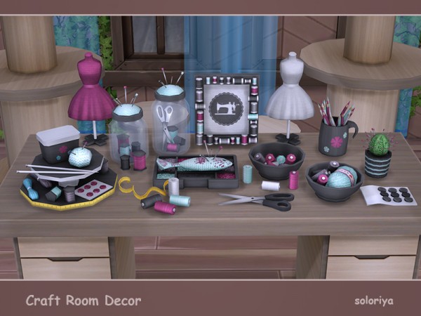  The Sims Resource: Craft Room Decor by soloriya