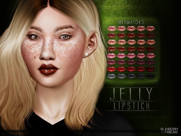  The Sims Resource: Jelly Lipstick by Blahberry Pancake