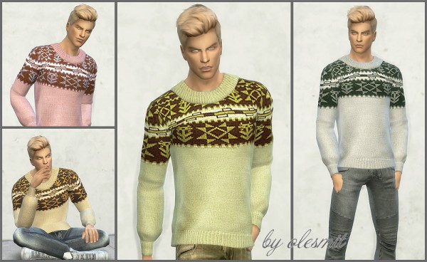 OleSims: Winter sweater • Sims 4 Downloads