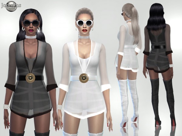  The Sims Resource: Banki dress by jomsims