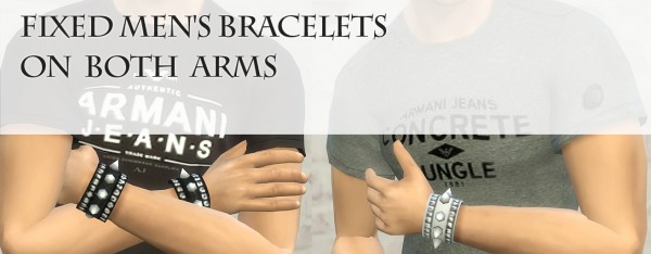 Ole Sims: Fixed mens bracelets
