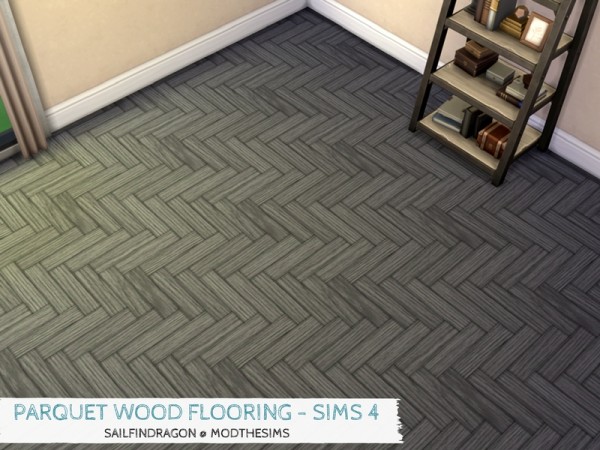  Mod The Sims: Parquet Wood Flooring by sailfindragon
