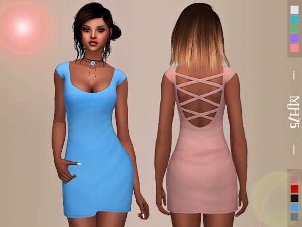 The Sims Resource: Dolores Dress by Margeh 75