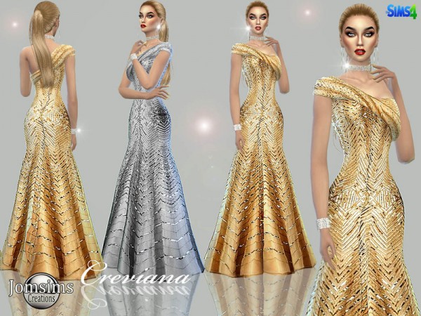  The Sims Resource: Creviana dress by jomsims