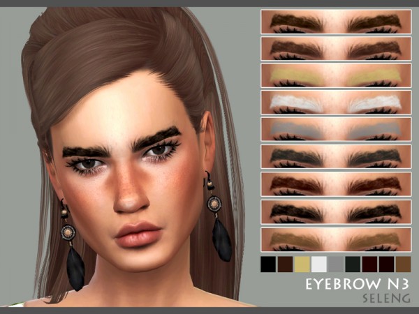  The Sims Resource: Eyebrows N3 by Seleng