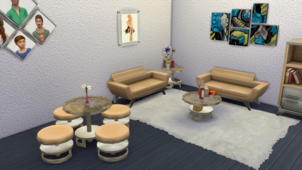  La Luna Rossa Sims: Bernies Living Room