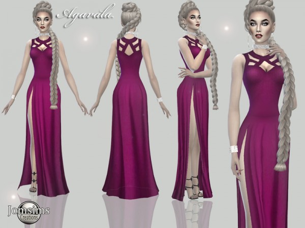  The Sims Resource: Agavala Dress by jomsims