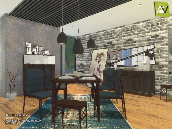  The Sims Resource: Mabel Diningroom by ArtVitalex