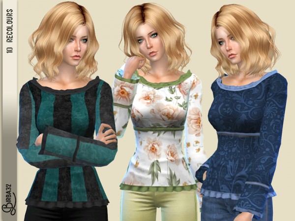 The Sims Resource: Gaia Top by Birba32