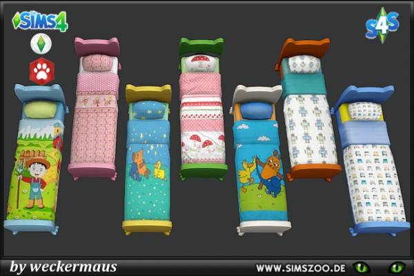 Blackys Sims 4 Zoo: Kids beddings by weckermaus
