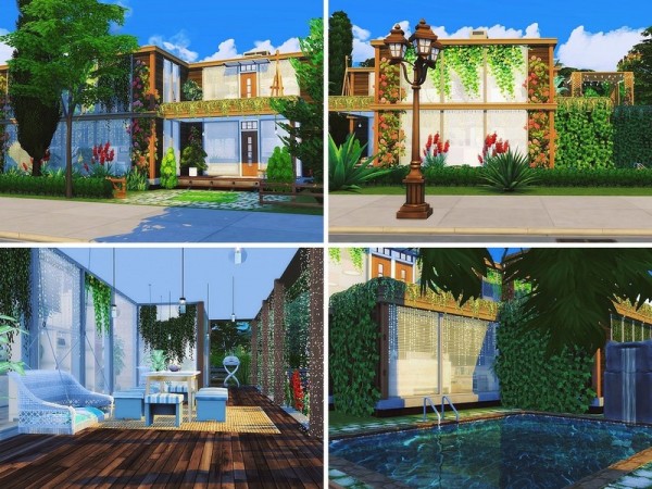 The Sims Resource: Eco Container House by MychQQQ