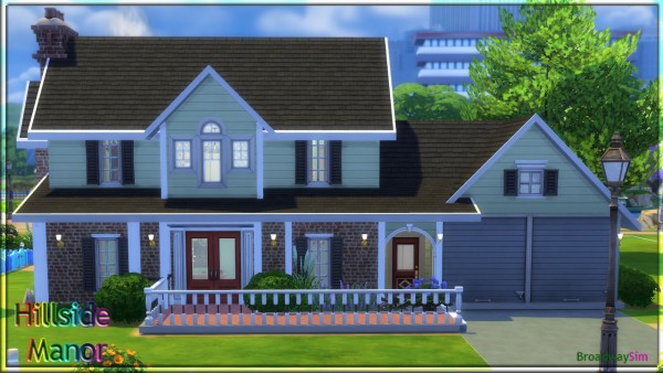  Mod The Sims: Hillside Manor   No CC by BroadwaySim