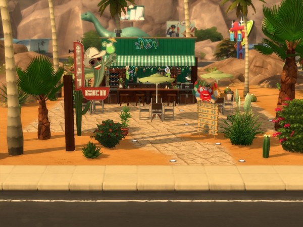  The Sims Resource: Tiki Bar by Silerna