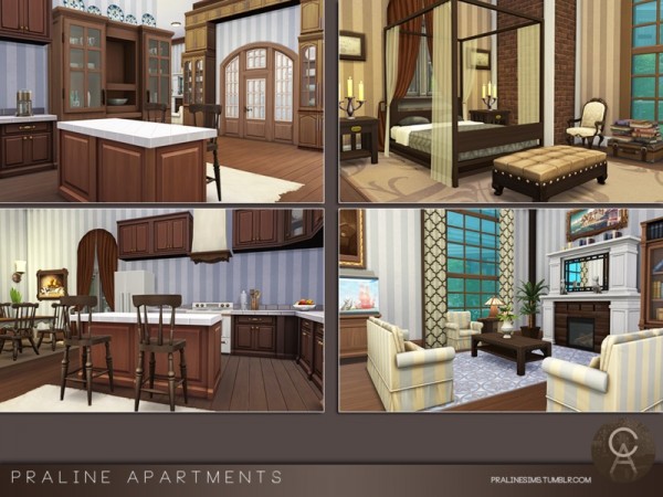  The Sims Resource: Praline Apartments by Pralinesims