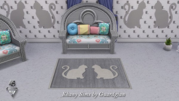  Khany Sims: Cat rugs set