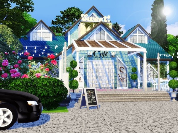  The Sims Resource: Sweet Cafe by MychQQQ