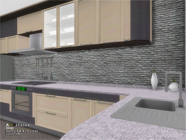 The Sims Resource: Integra Kitchen by ArtVitalex