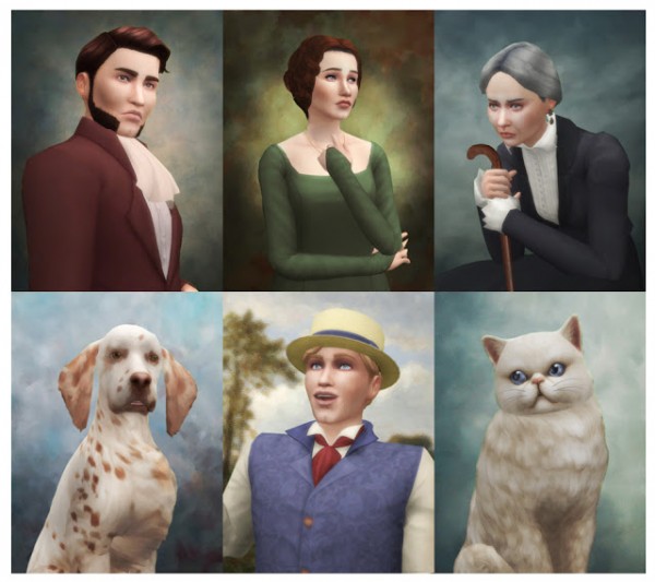  History Lovers Sims Blog: Historical portraits