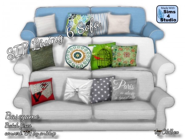  All4Sims: Sofa SIP Living 6 by Oldbox