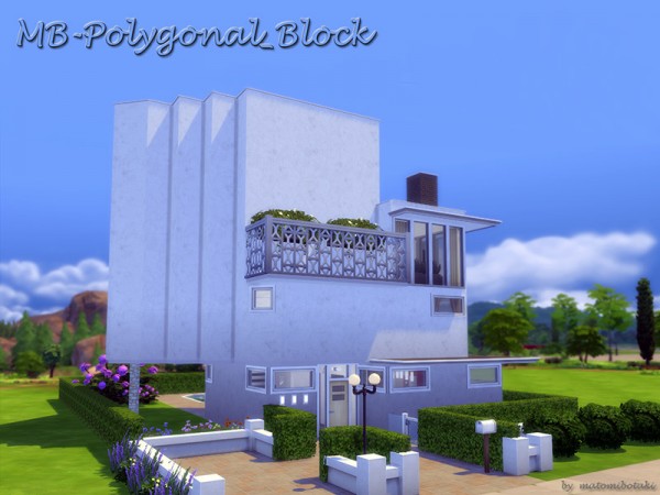  The Sims Resource: Polygonal Block by matomibotaki
