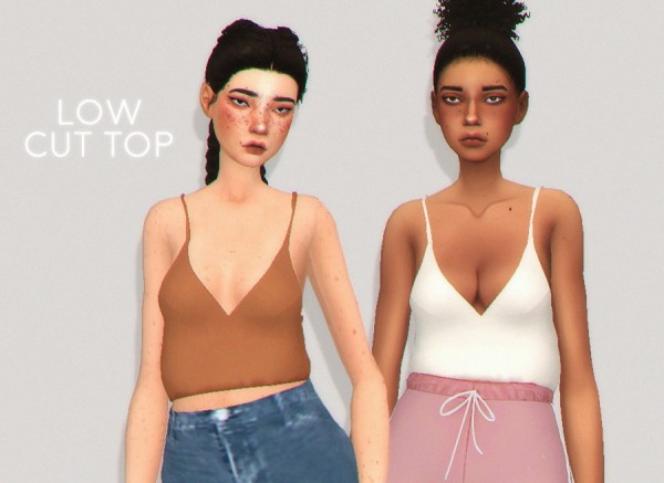 Pure Sims: Low cut top