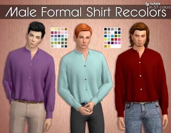  Tukete: Male Formal Shirt Recolors