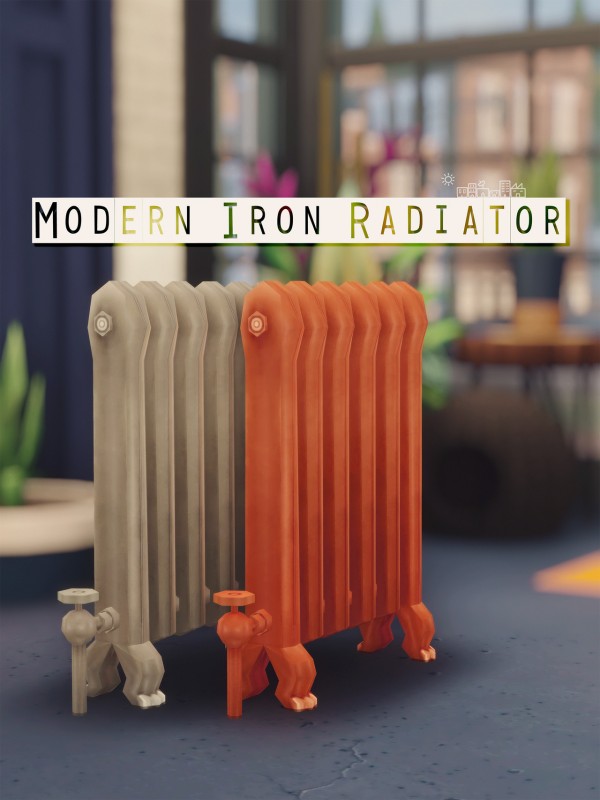  Picture Amoebae: Modern Iron Radiator