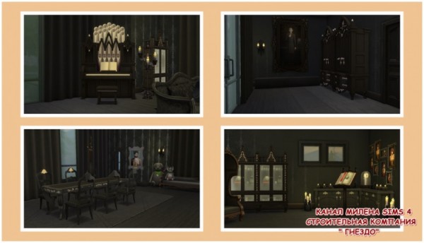  Sims 3 by Mulena: Black House