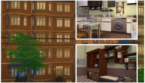  Sims 3 by Mulena: Communal apartment