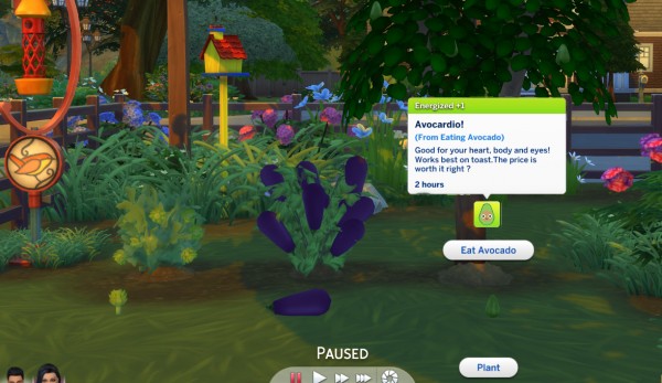  Mod The Sims: Harvestable Artichoke, Aubergine and Avocado by icemunmun