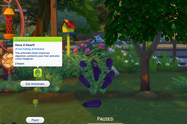  Mod The Sims: Harvestable Artichoke, Aubergine and Avocado by icemunmun