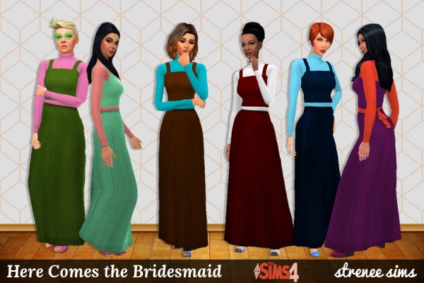  Strenee sims: Here Comes the Bridesmaid