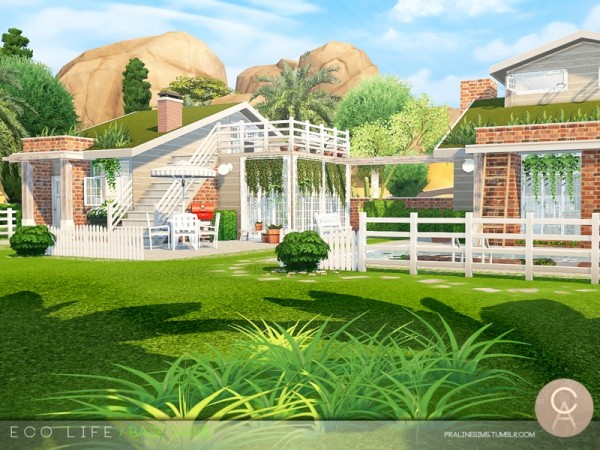  The Sims Resource: Eco Life house by Pralinesims