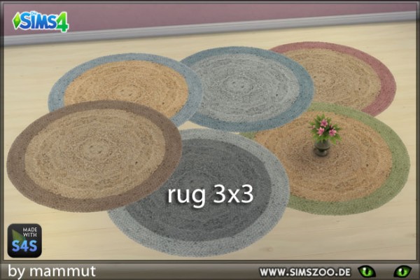  Blackys Sims 4 Zoo: Nature rug by mammut