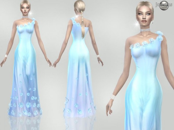  The Sims Resource: Elega Dress by jomsims
