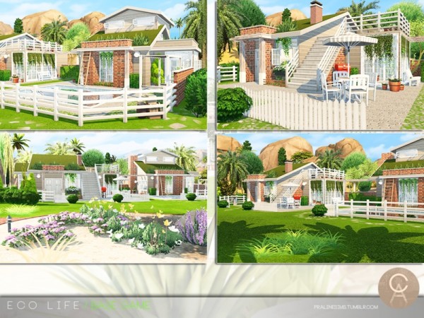  The Sims Resource: Eco Life house by Pralinesims