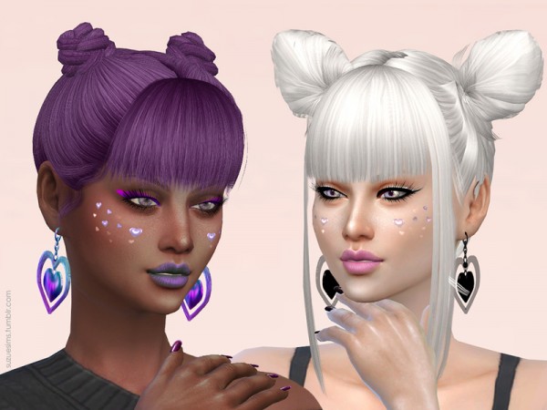  The Sims Resource: Glitter Hearts Blush N4 by Suzue