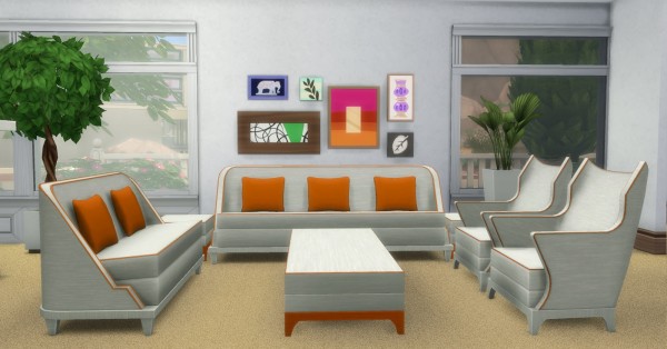  Mod The Sims: The Perma Living Set by AdonisPluto