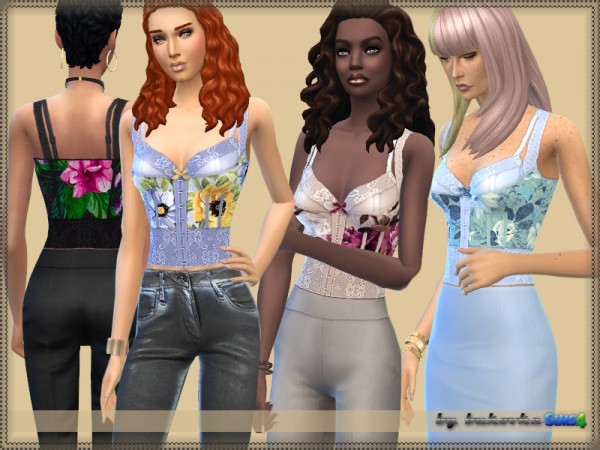  The Sims Resource: Top Bustier by bukovka