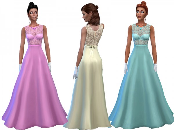  The Sims Resource: Dream comes true dress by Simalicious