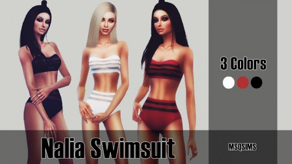  MSQ Sims: Nalia Swimsuit