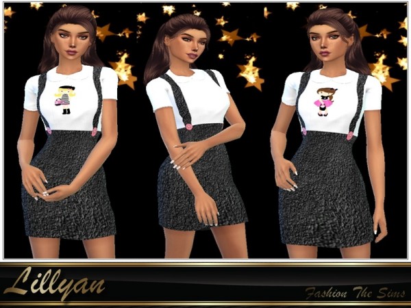  The Sims Resource: Dress love by LYLLYAN