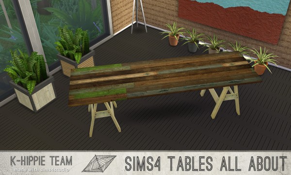  Simsworkshop: 7 Archi Tables volume 1