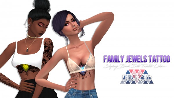  Simsworkshop: Family Jewels Tattoo by EnticingSims