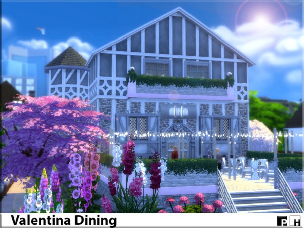  The Sims Resource: Valentina Dining by Pinkfizzzzz