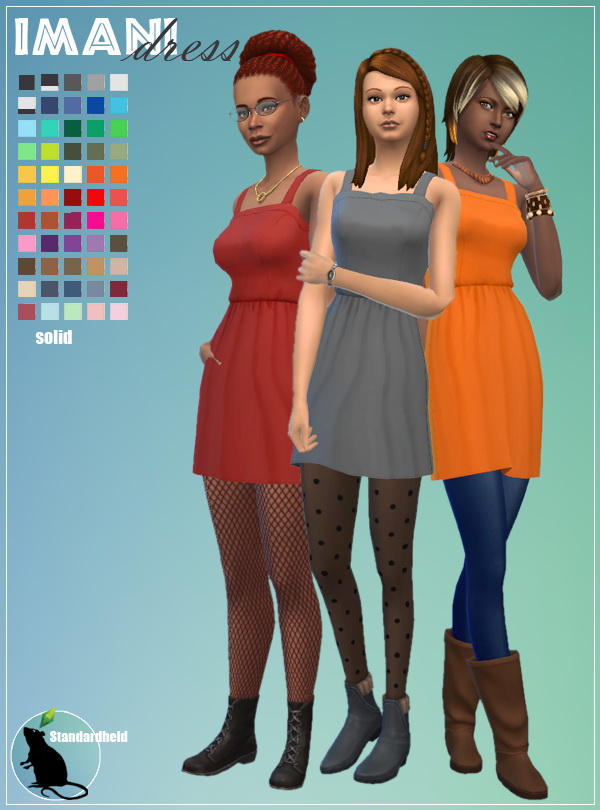  Simsworkshop: Imani Dress recolored by Standardheld