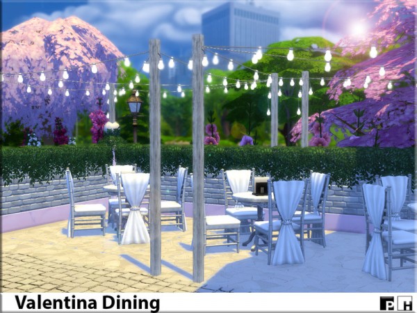  The Sims Resource: Valentina Dining by Pinkfizzzzz