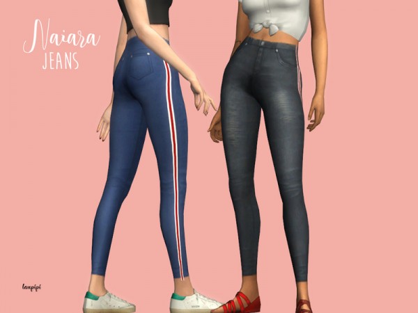  The Sims Resource: Naira jeans by Laupipi